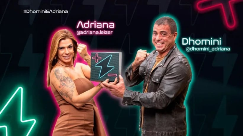 Após anos longe dos holofotes, Dhomini retorna à televisão com a esposa no elenco do Power Couple Brasil 7, que estreia na próxima terça, 29