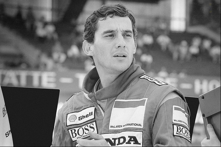 Ayrton Senna (BRA) - 1/05/1994 - GP de San Marino F1 - Williams-Renault - Tinha 34 anos.